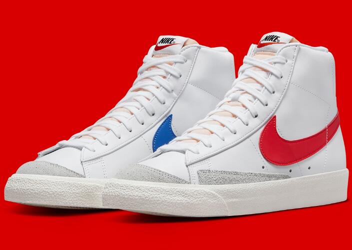 Patriotic With The Alternate Swooshes Dress up the new Blazer Mid ’77