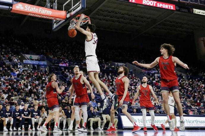 Gonzaga Back at No. 1 in AP Top 25; Wyoming Enters Poll