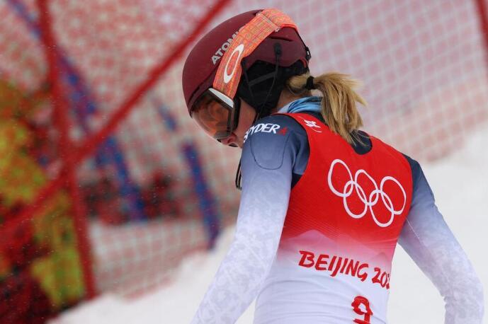 Mikaela Shiffrin Skies Out of Slalom in Olympic Combined