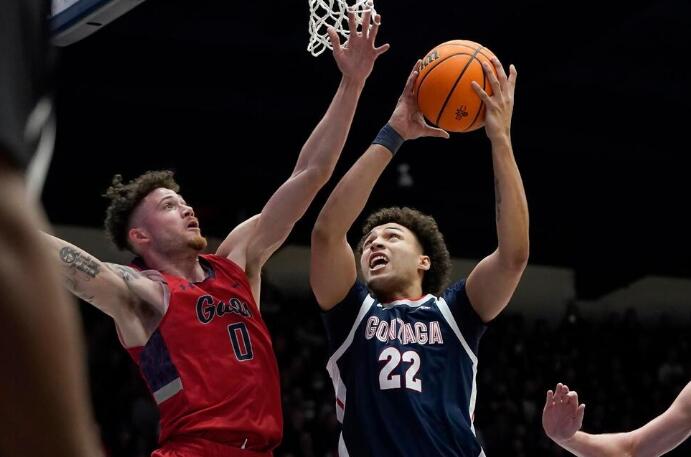 Gonzaga Remains Atop AP Top 25; Tennessee Cracks Top 10