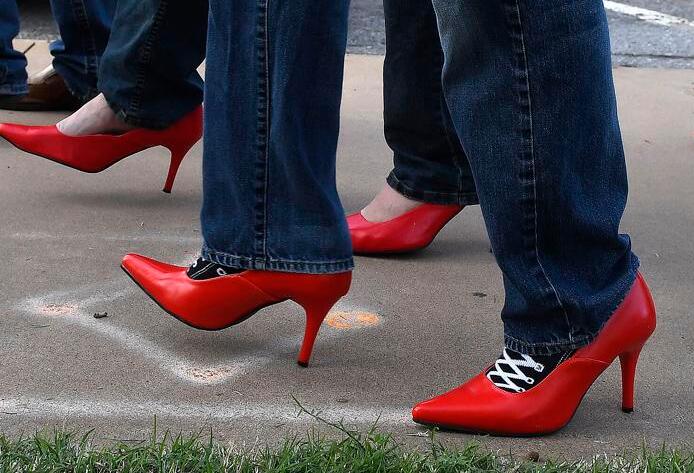 ‘Walk a Mile in Her Shoes’ helps raise awareness of, show support to victims of domestic violence, sexual assault