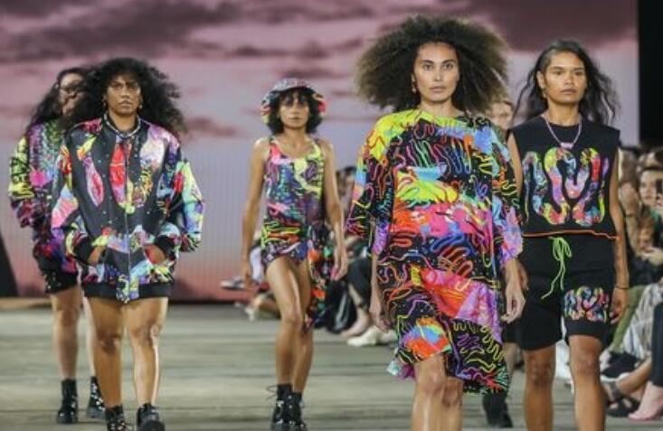 Momentous end to Fashion Week sees First Nations fashion designers announce official opening of Sydney pop-up store