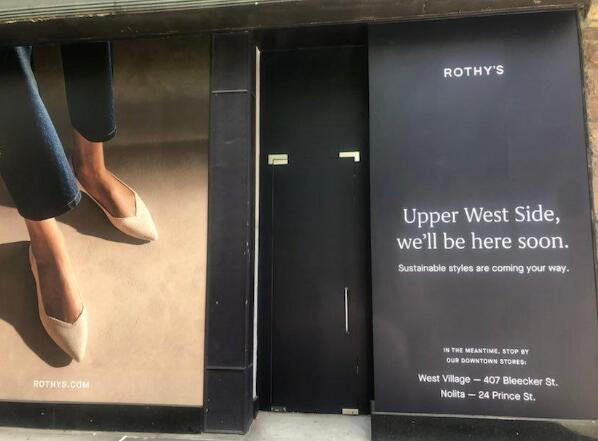 Sustainable Shoe Brand, Rothy’s, Opening on Upper West Side