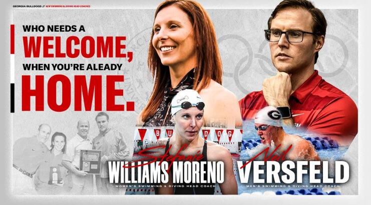 BIG SHOES TO FILL: STEFANIE WILLIAMS MORENO, NEIL VERSFELD INTRODUCED AT GEORGIA