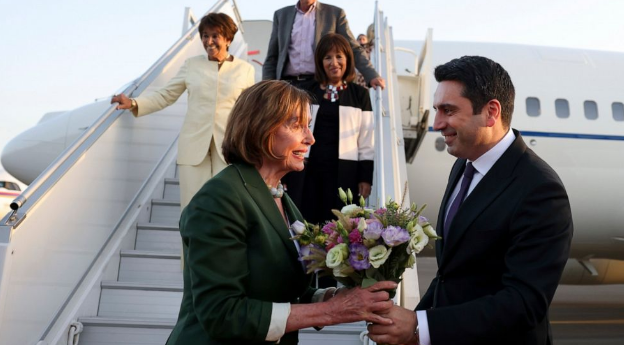 Pelosi, other US lawmakers visit Armenia as cease-fire holds