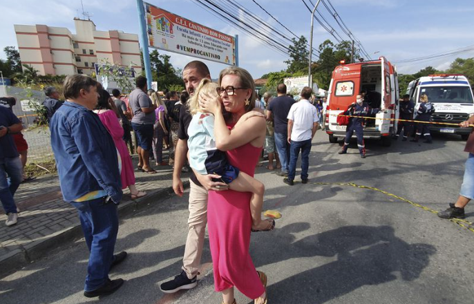 Man kills four children with hatchet at daycare centre in Brazil