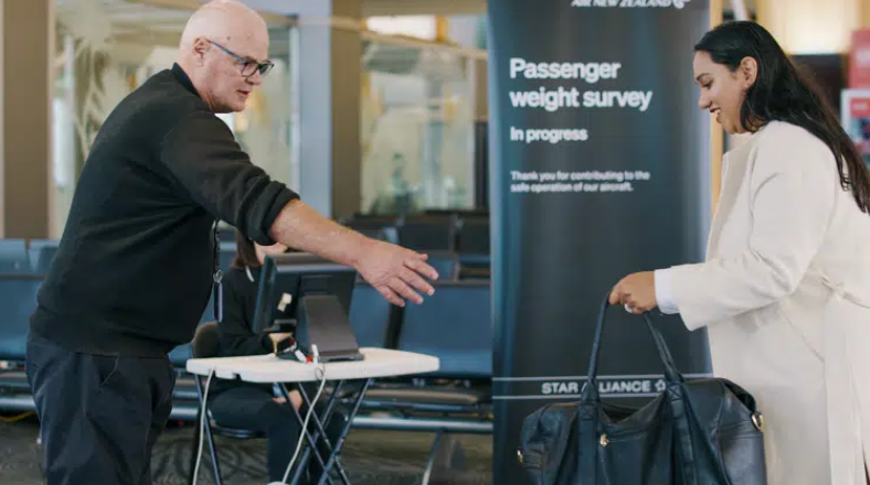 New Zealand airline is asking passengers to weigh in before their flights