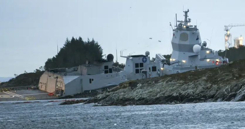 Norwegian officer found guilty of negligence over sinking of Navy frigate