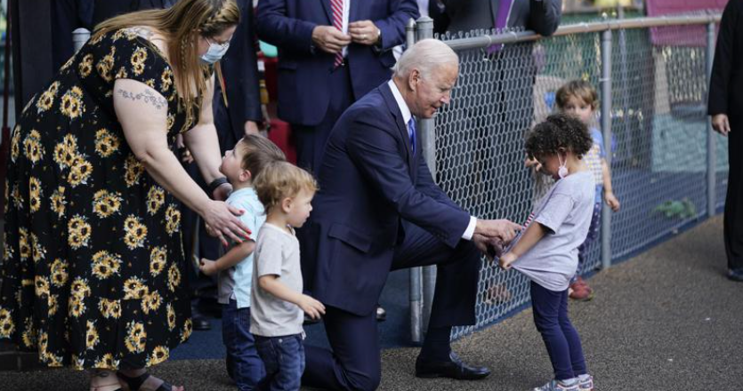 Photo of Biden was altered to suggest he touched a child inappropriately