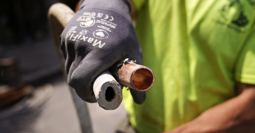 Decades after the dangers of lead became clear, some cities are leaving lead pipe in the ground