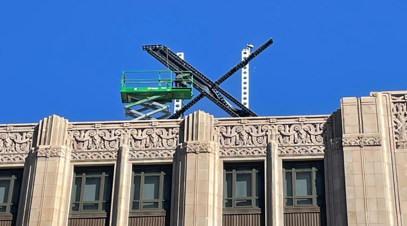 ‘X’ logo installed atop Twitter building, spurring San Francisco to investigate permit violation