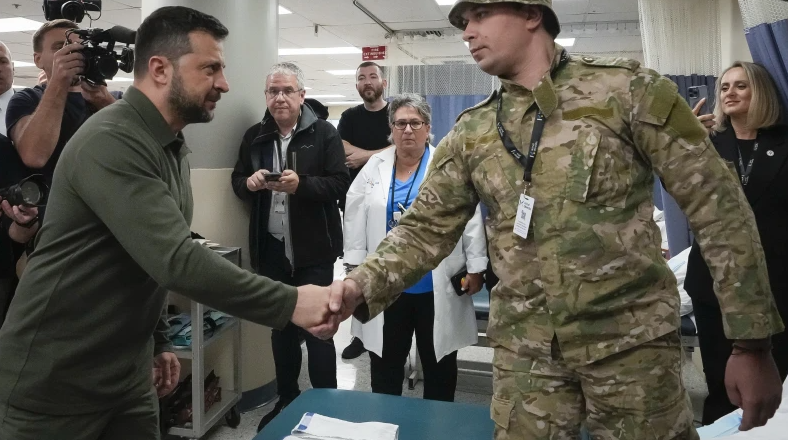 Russia has turned food, energy and even children into weapons against Ukraine, Zelenskyy says at UN