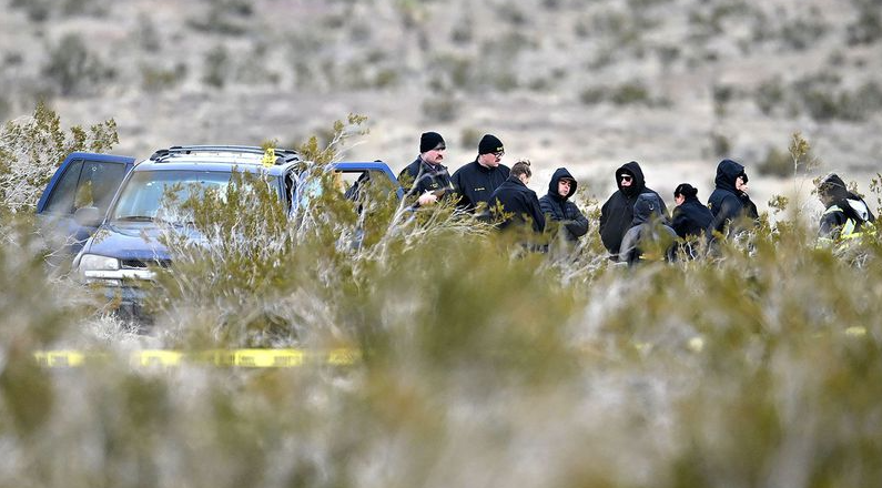 A man called 911 and said he’d been shot. Authorities found him and five others dead in a California desert after a drug dispute