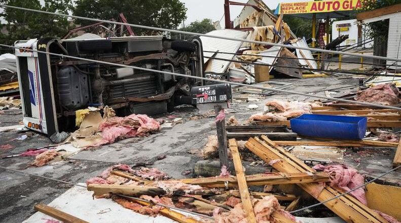 Power outages from Texas storms which have killed four could last weeks as temperatures soar